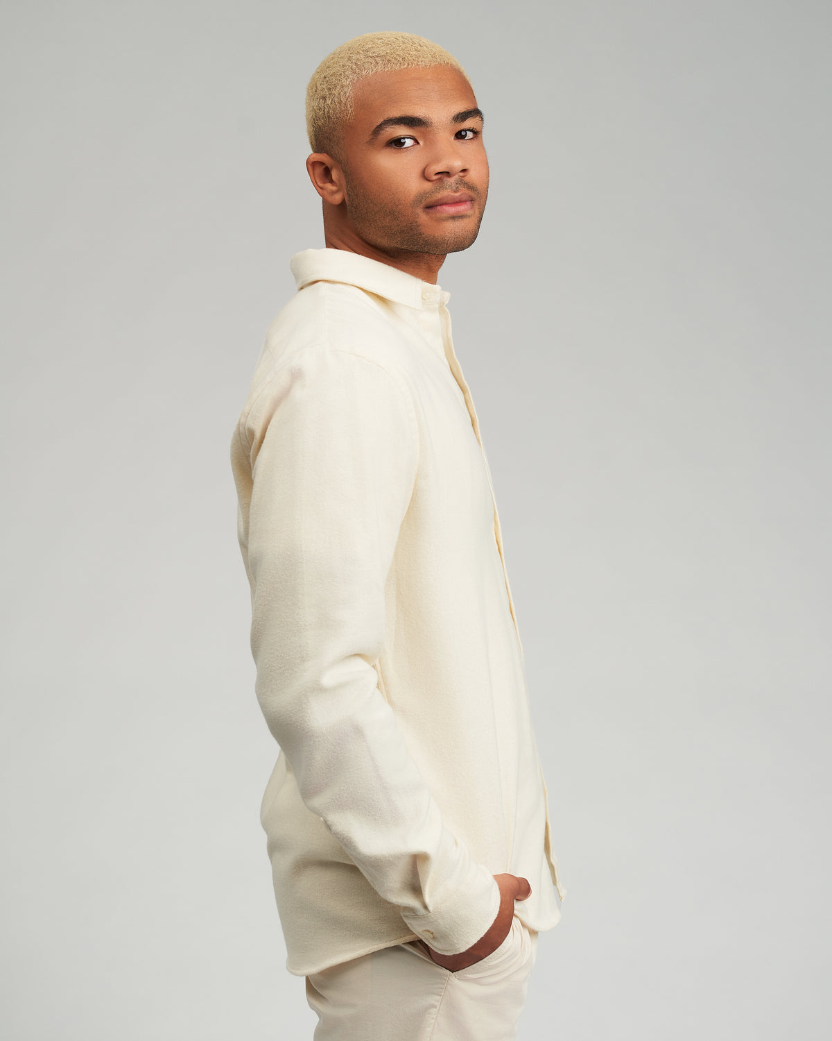 Organic Flannel Shirt - Hunter Green
