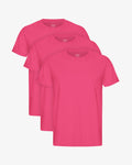 Classic Organic Tee - Bubblegum Pink (3-Pack)