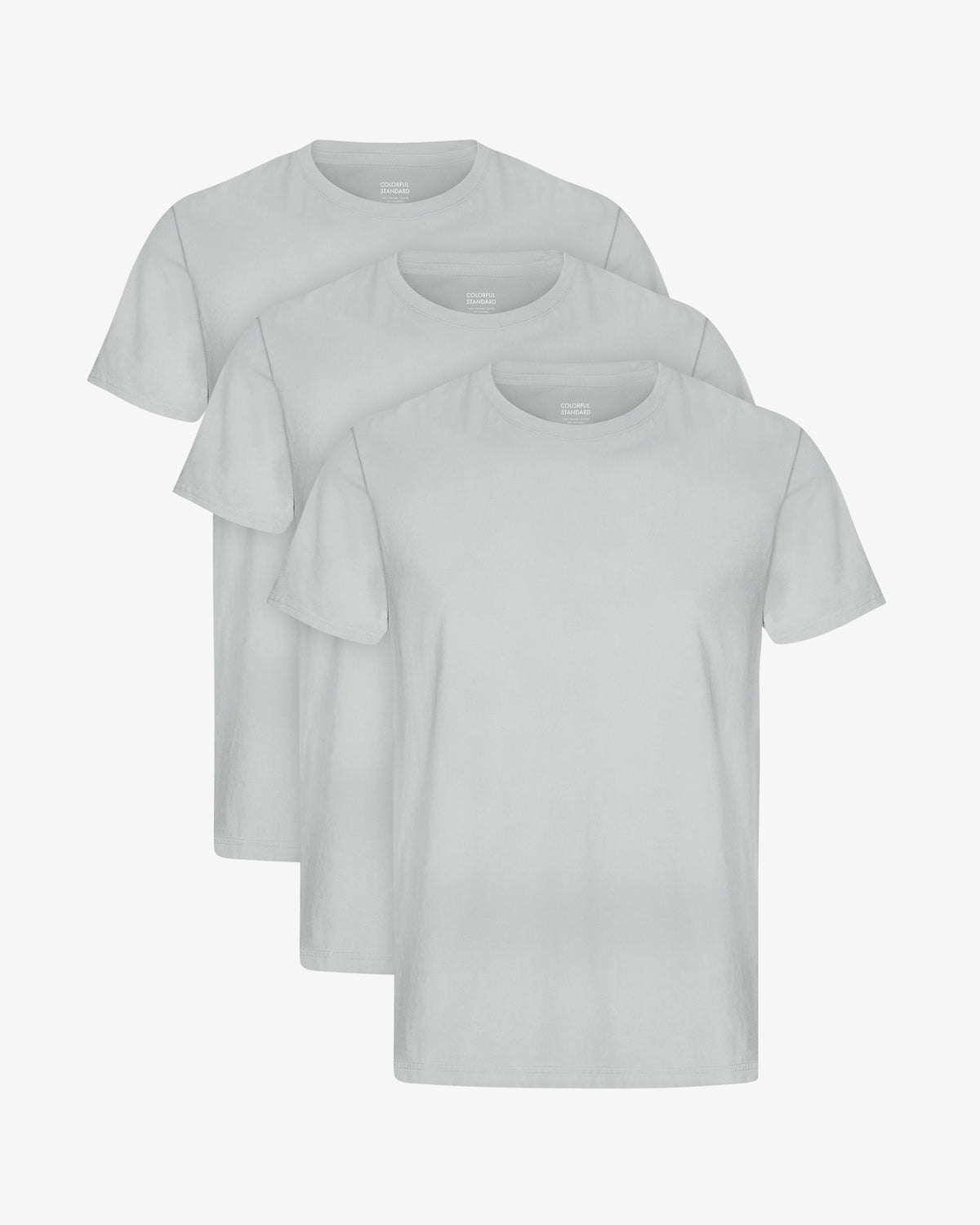 Classic Organic Tee - Faded Grey (3-Pack)