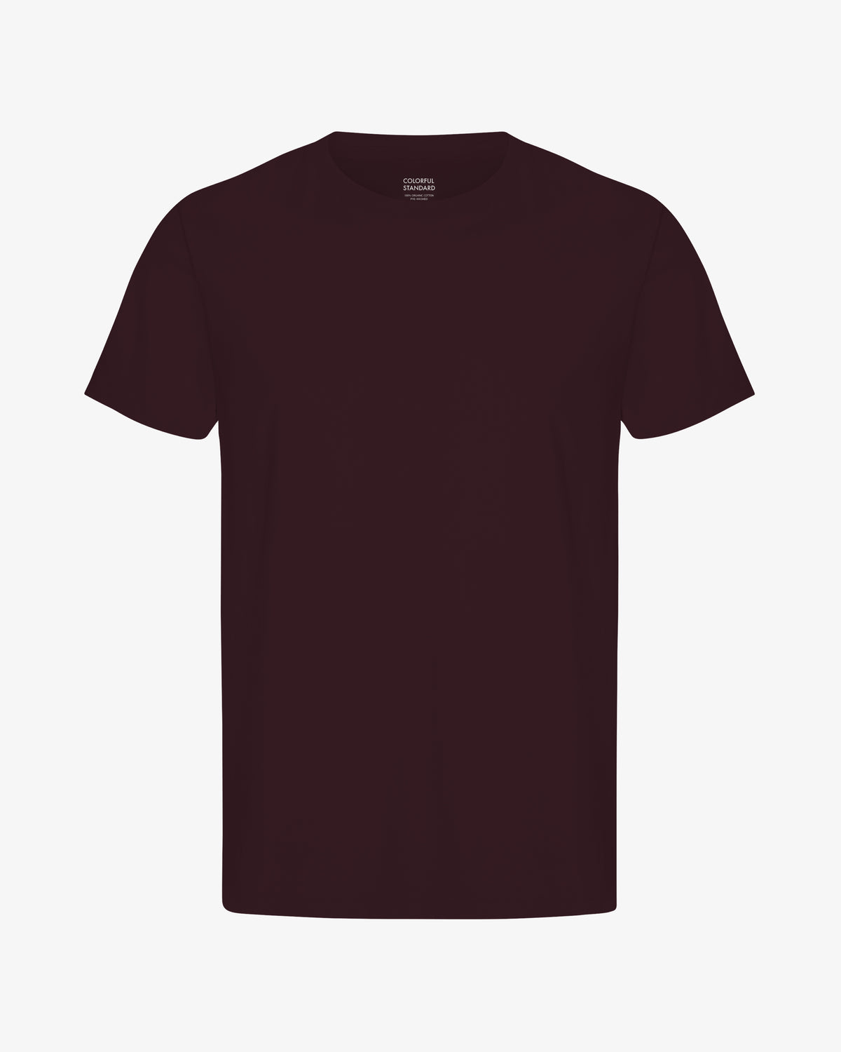 Classic Organic Tee - Oxblood Red