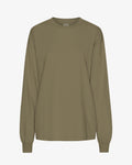 Oversized Organic LS T-Shirt - Dusty Olive
