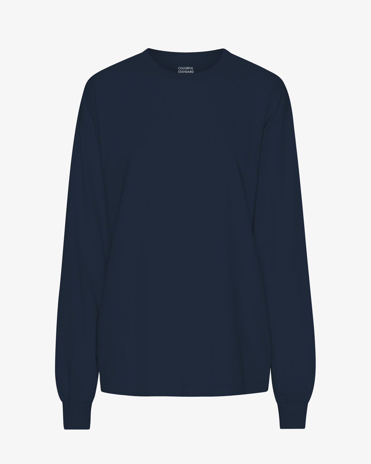 Oversized Organic LS T-Shirt - Navy Blue