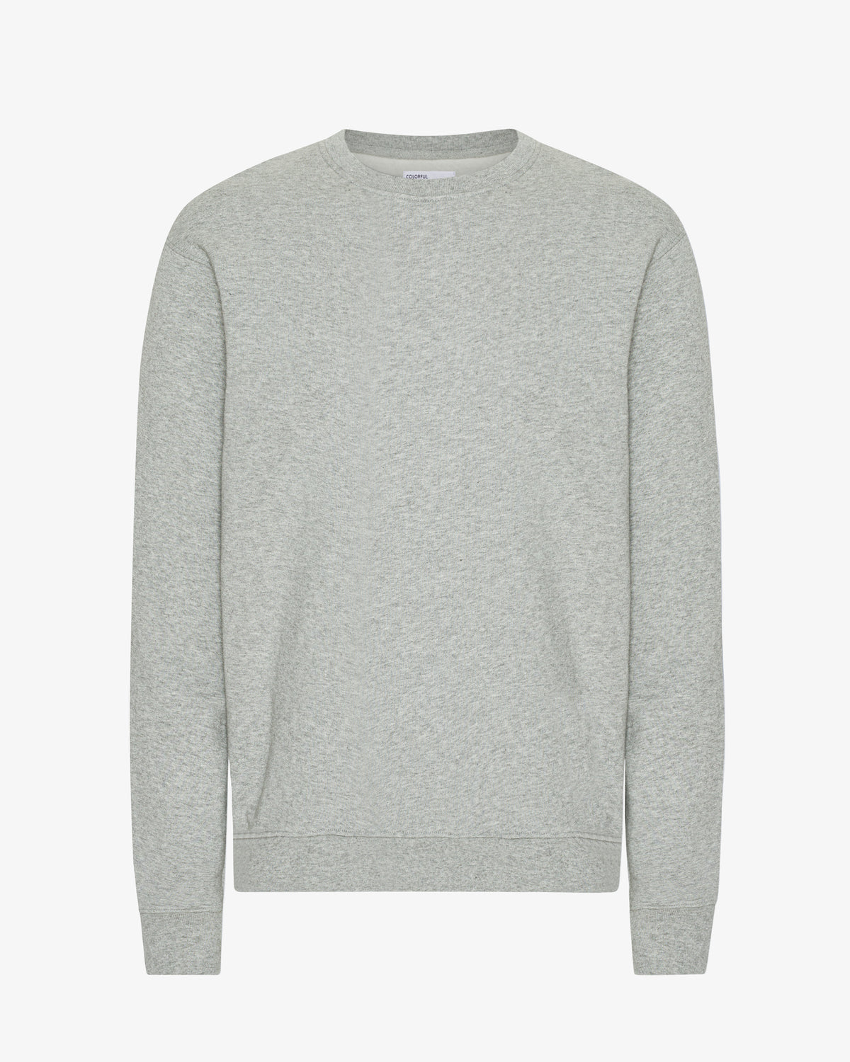 Classic Organic Crew - Heather Grey