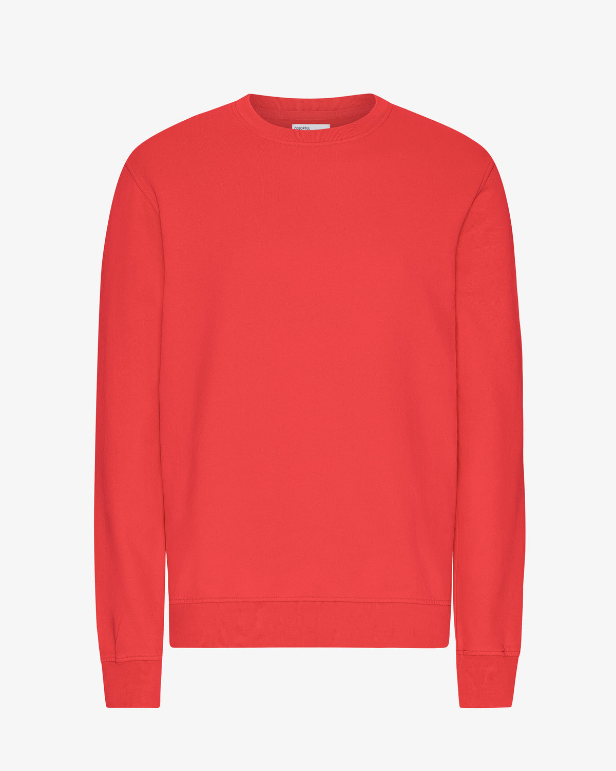 Classic Organic Crew - Red Tangerine