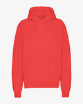 Classic Organic Hood - Red Tangerine