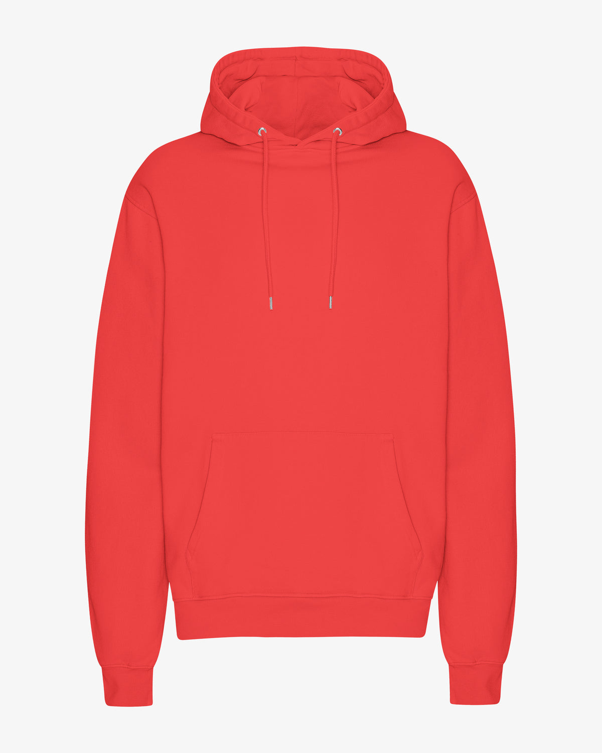 Classic Organic Hood - Red Tangerine