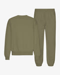 Organic Relaxed Sweatsuit - Dusty Olive