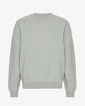 Organic Oversized Crew - Heather Grey