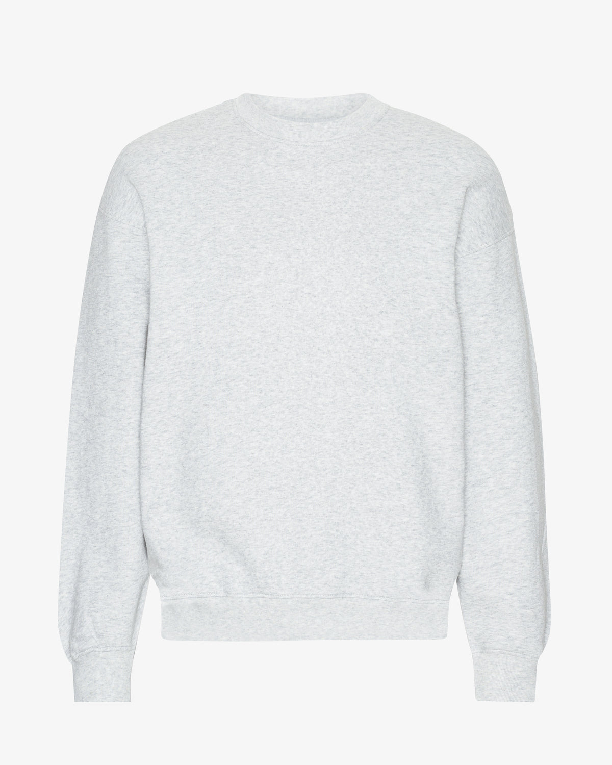 Organic Oversized Crew - Snow Melange