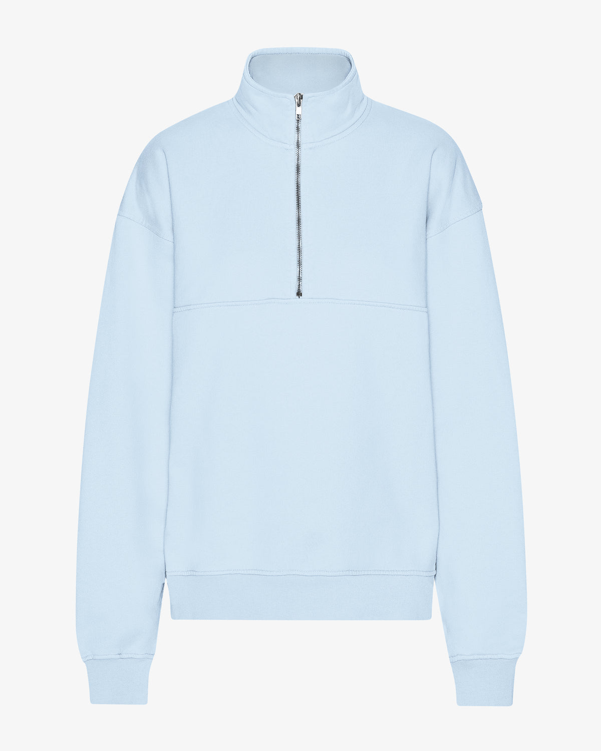 Organic Quarter Zip - Polar Blue