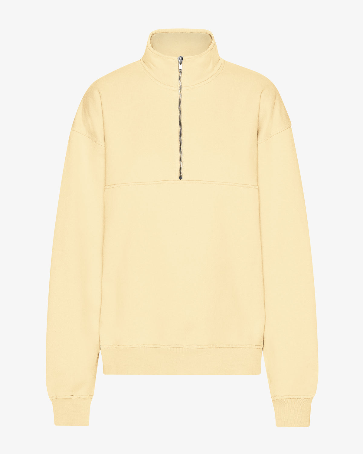Organic Quarter Zip - Soft Yellow
