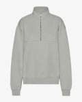 Organic Quarter Zip - Steel Blue