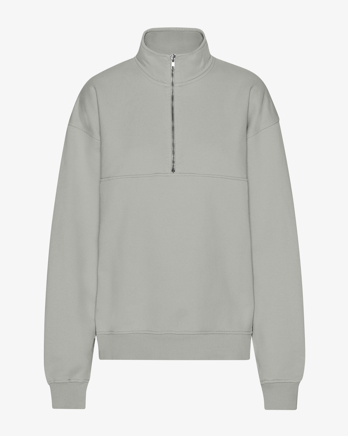 Organic Quarter Zip - Steel Blue