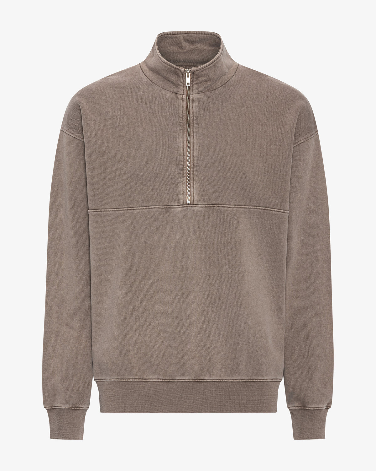 Organic Quarter Zip - Faded Khaki