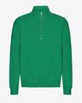 Organic Quarter Zip - Kelly Green