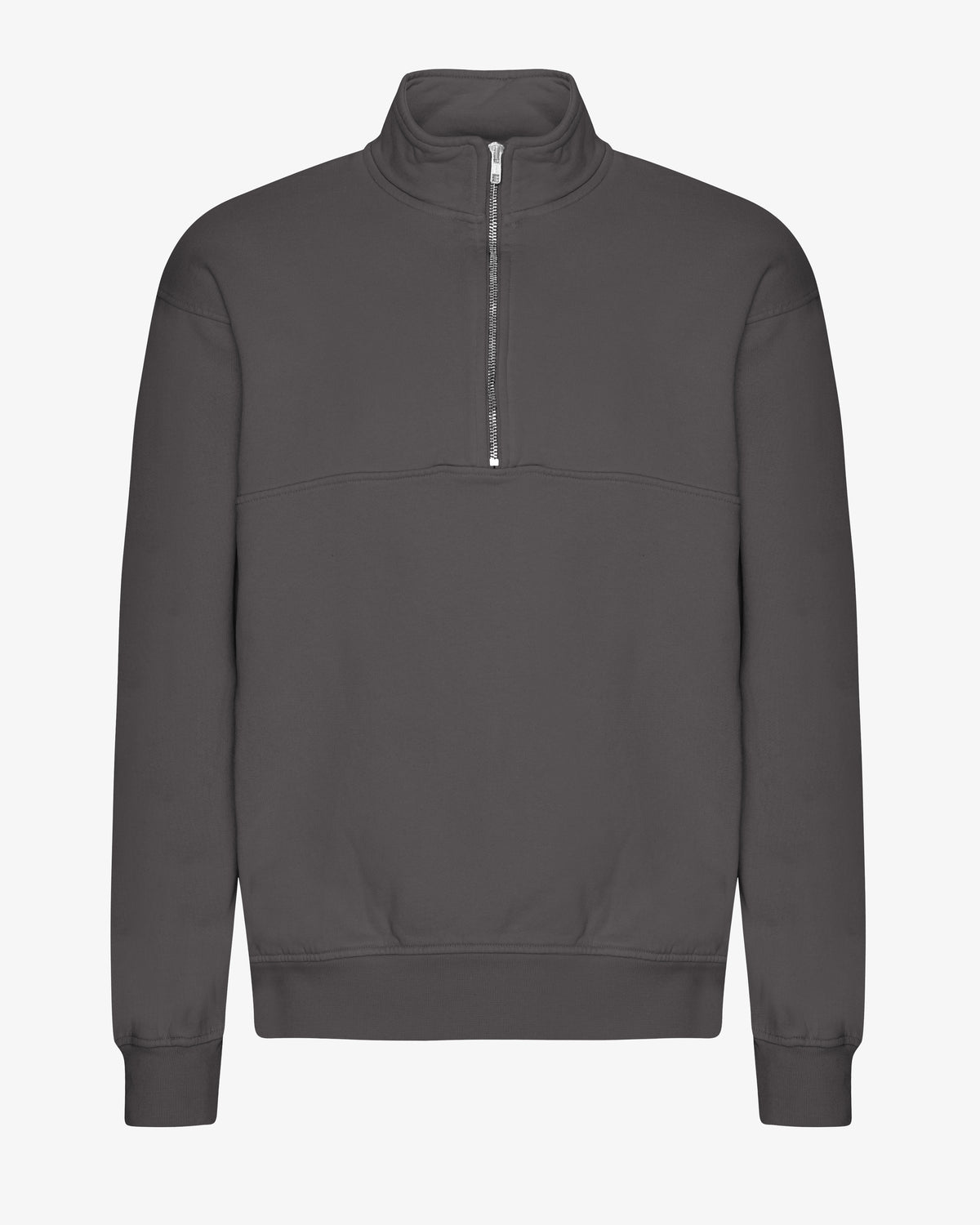 Organic Quarter Zip - Lava Grey