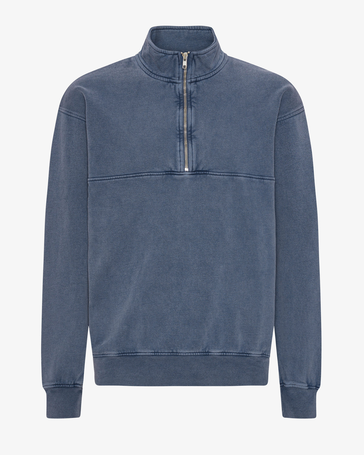 Organic Quarter Zip - Neptune Blue
