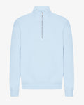 Organic Quarter Zip - Polar Blue