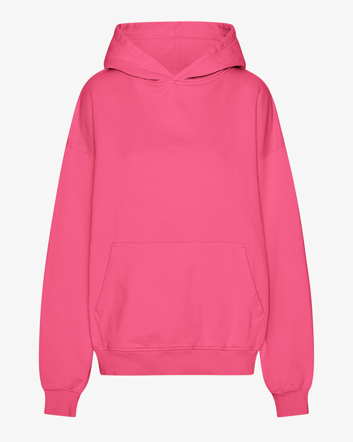 Organic Oversized Hood - Bubblegum Pink