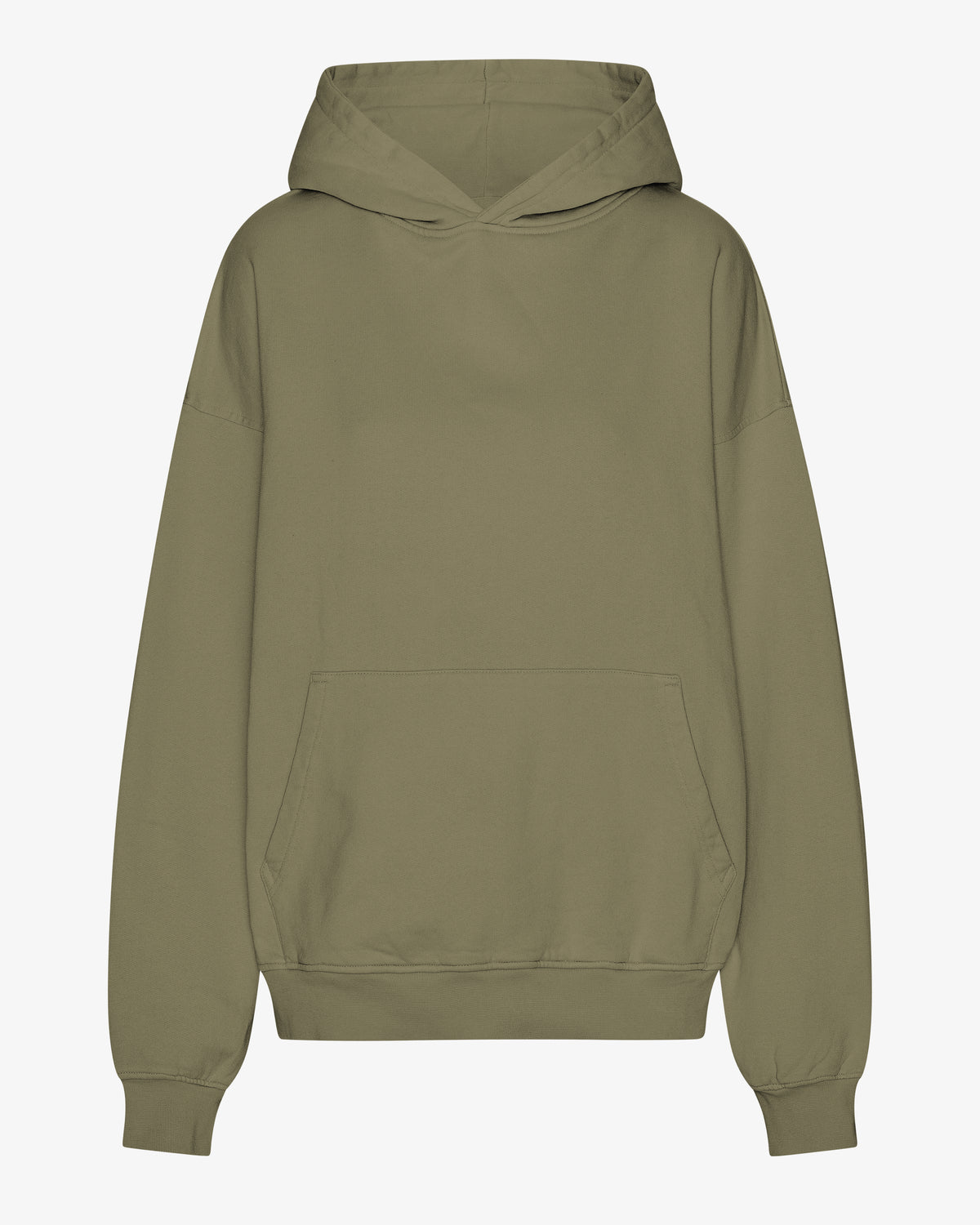 Organic Oversized Hood - Dusty Olive