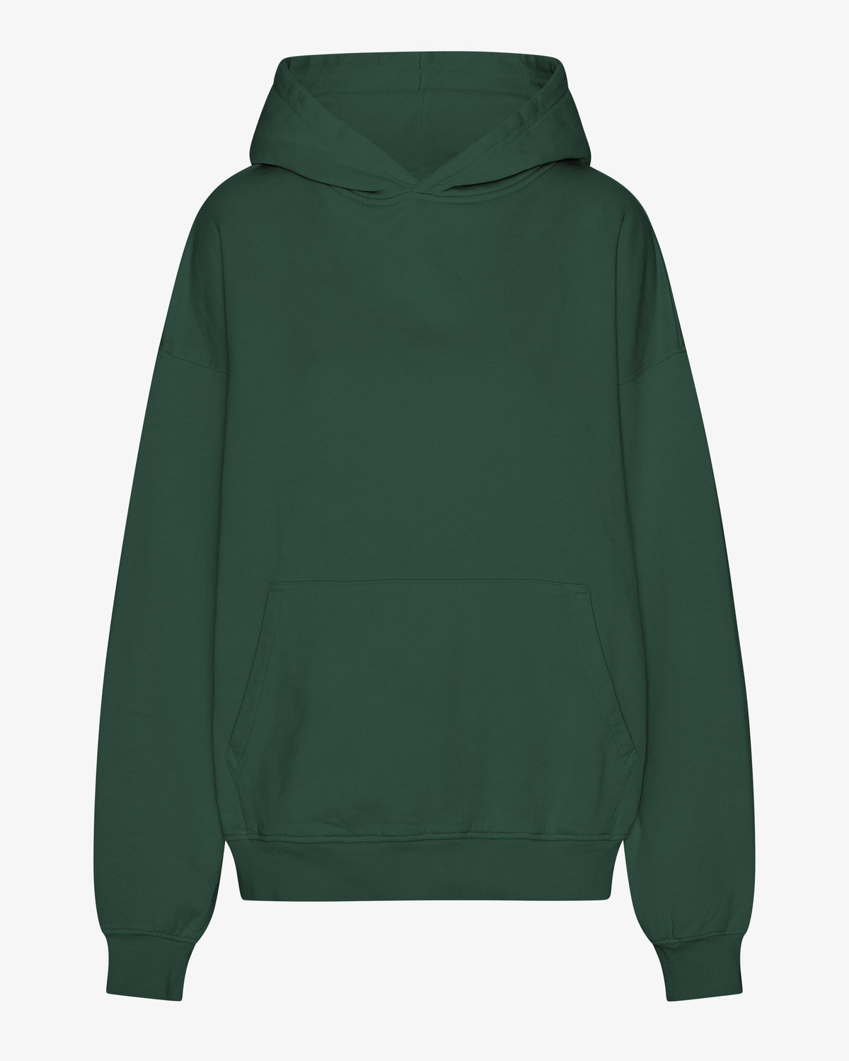 Organic Oversized Hood - Emerald Green