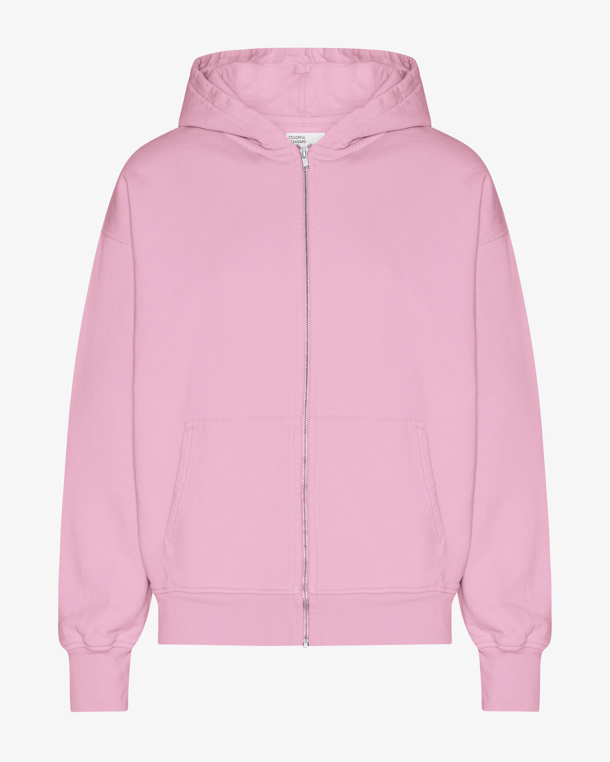 Organic Oversized Zip Hood - Cherry Blossom