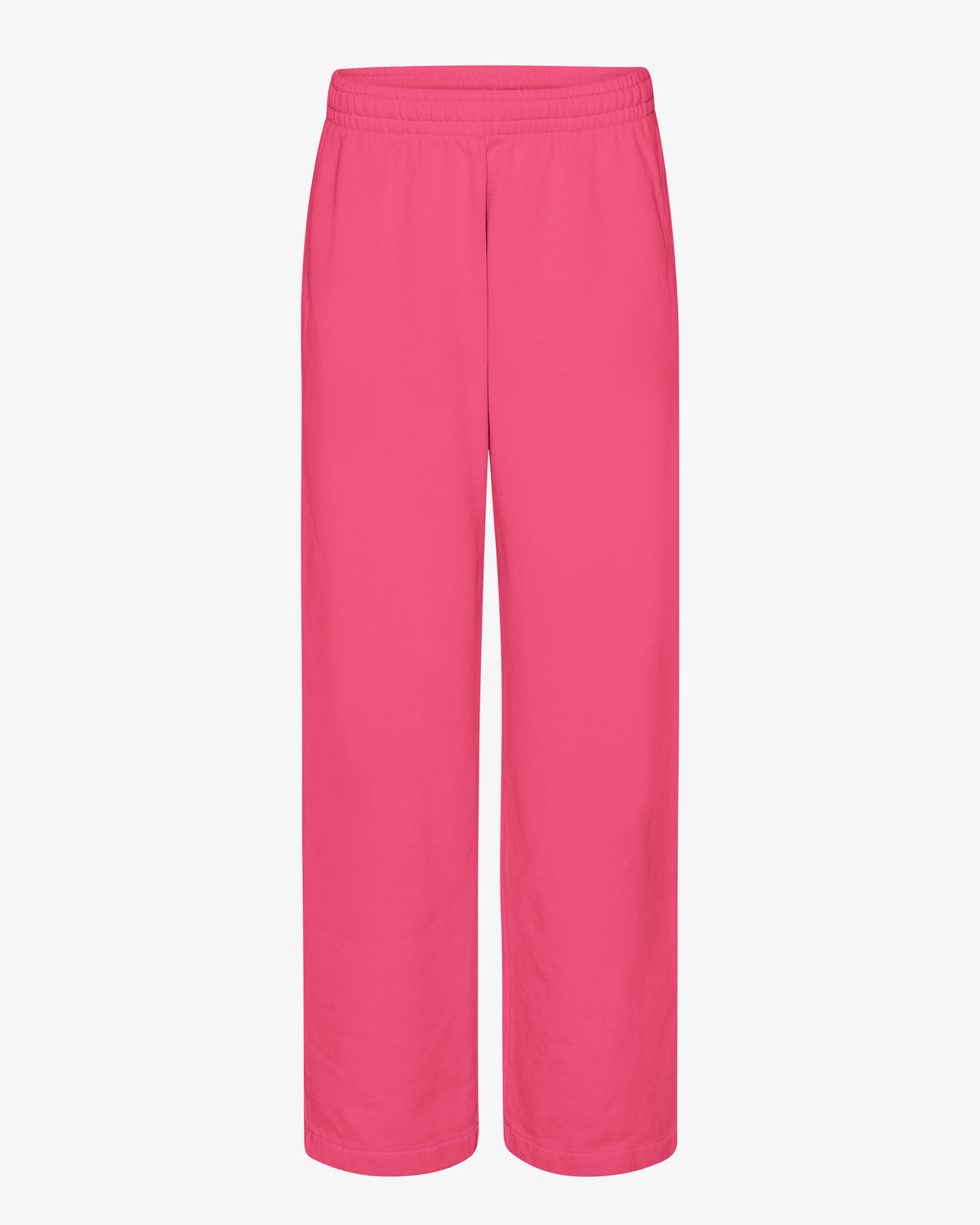 Organic Straight Leg Sweatpants - Bubblegum Pink