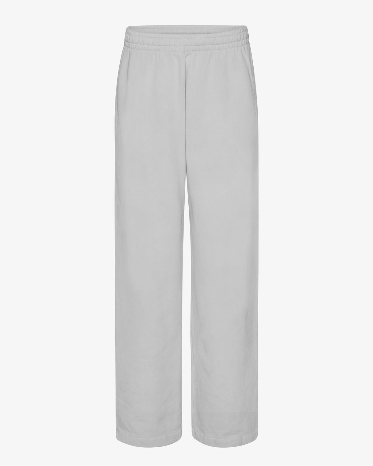 Organic Straight Leg Sweatpants - Faded Grey