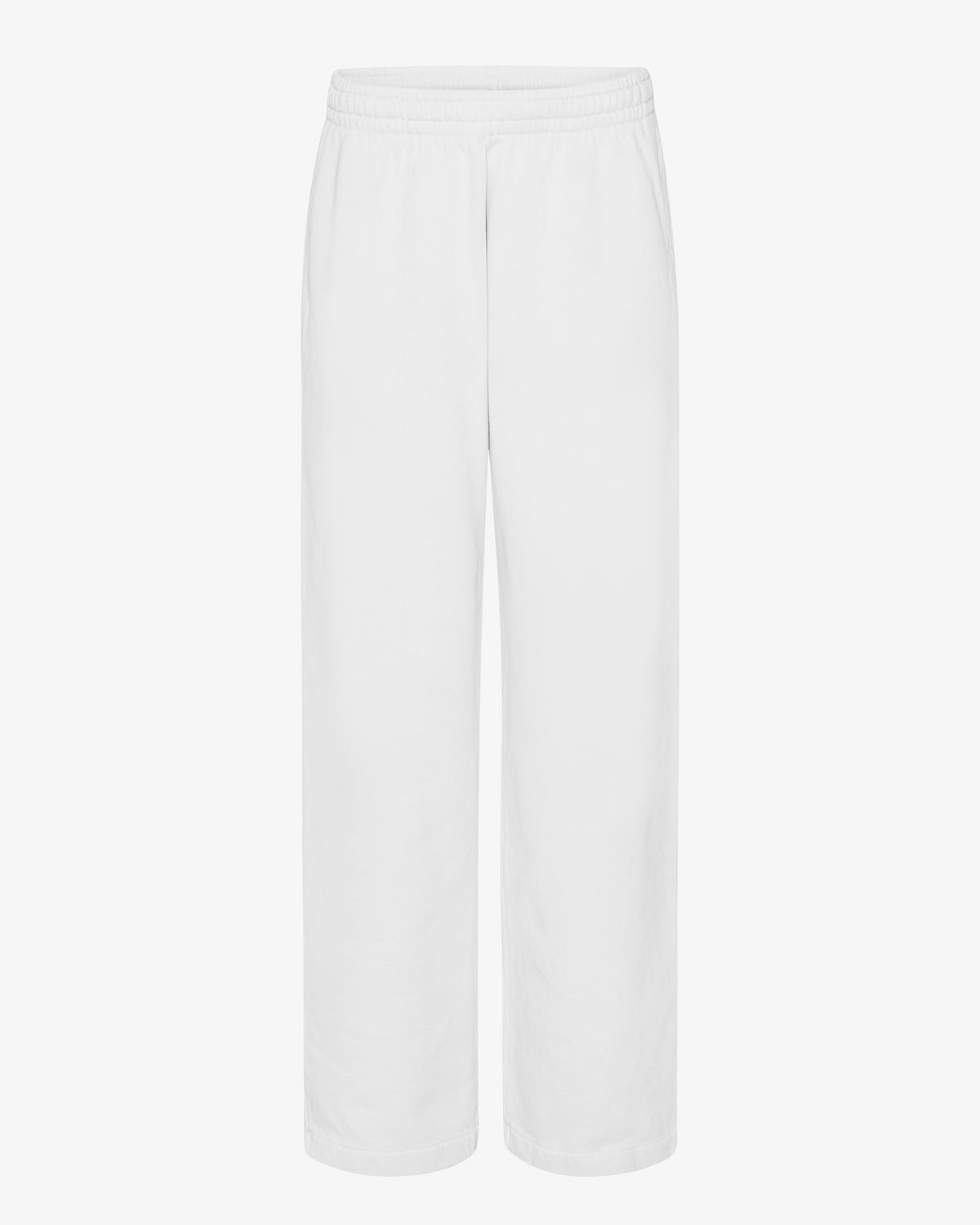 Organic Straight Leg Sweatpants - Optical White