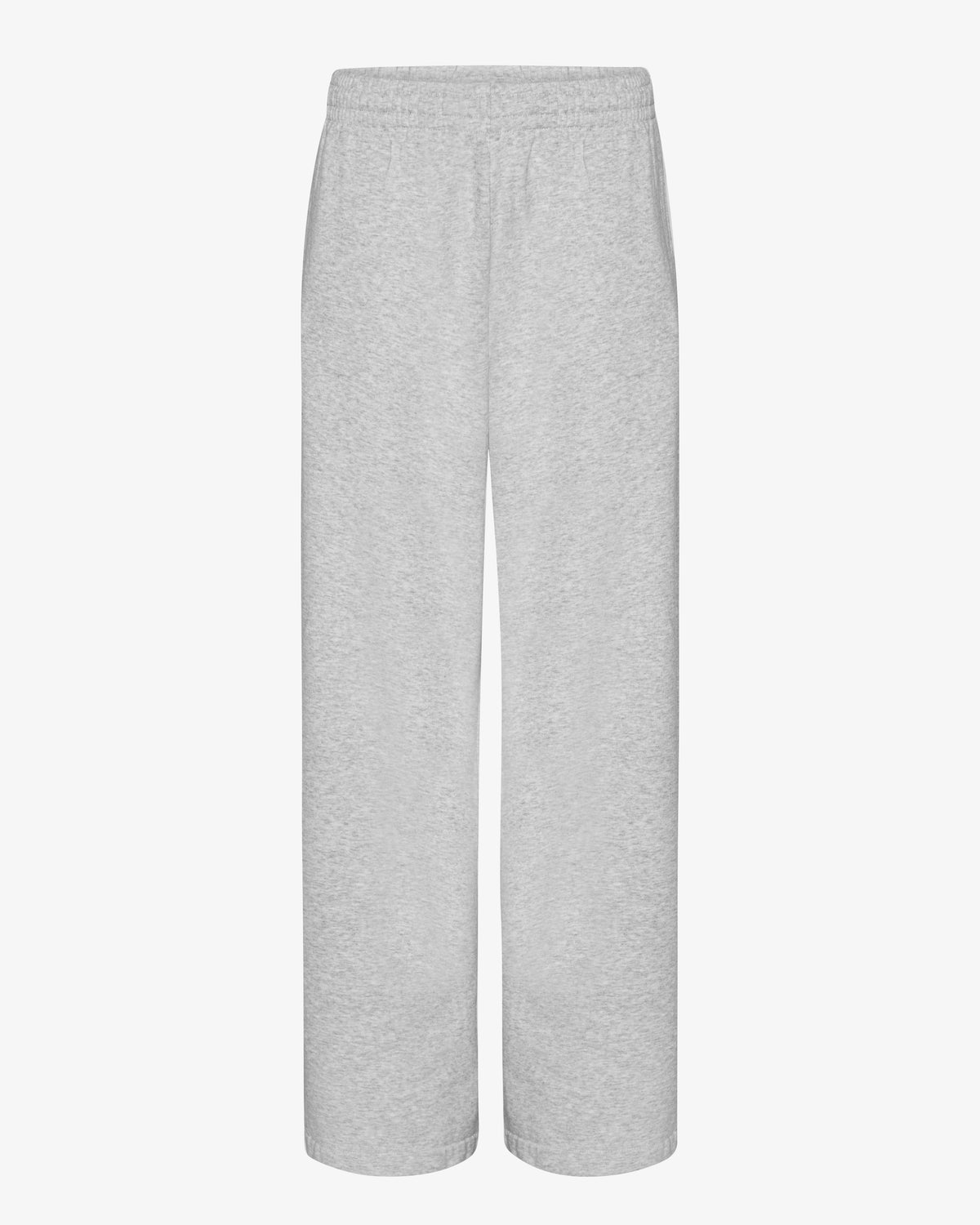 Organic Straight Leg Sweatpants - Snow Melange