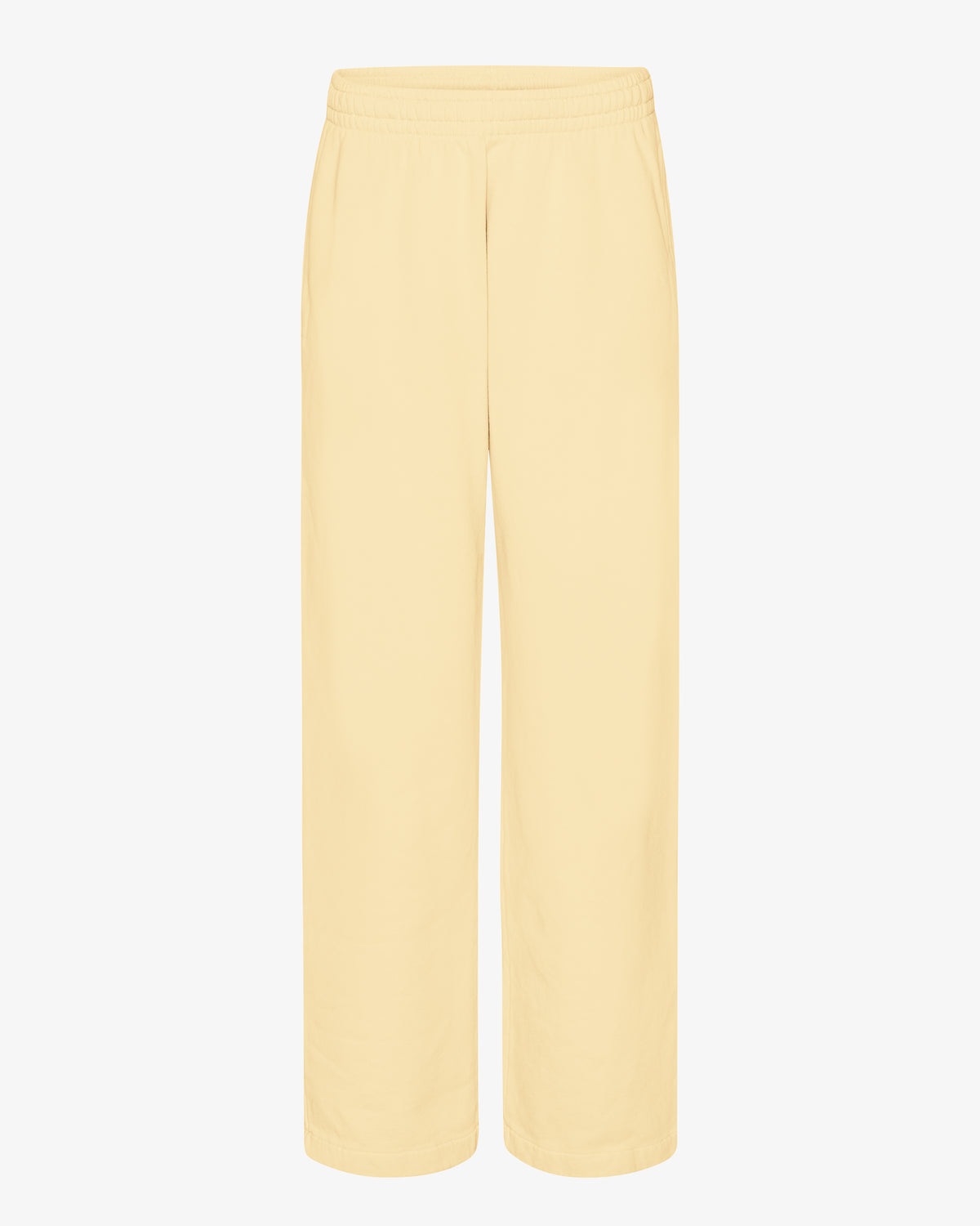 Organic Straight Leg Sweatpants - Soft Yellow