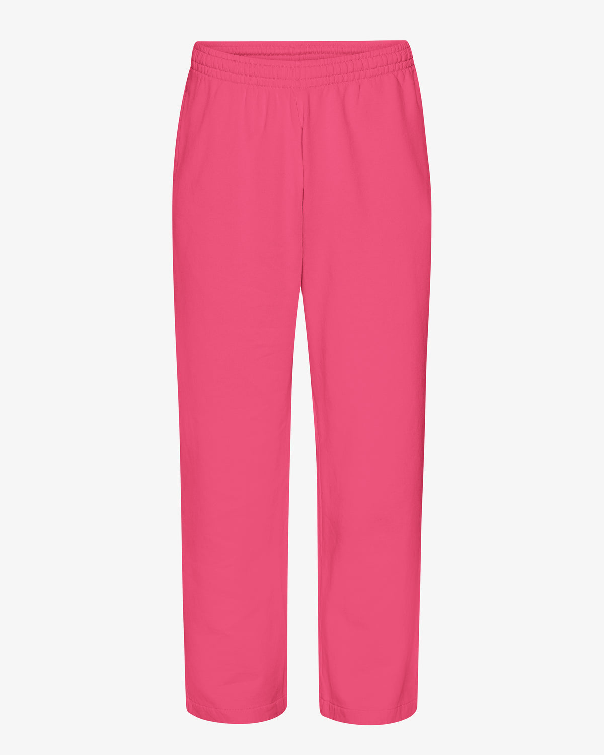 Organic Straight Leg Sweatpants - Bubblegum Pink