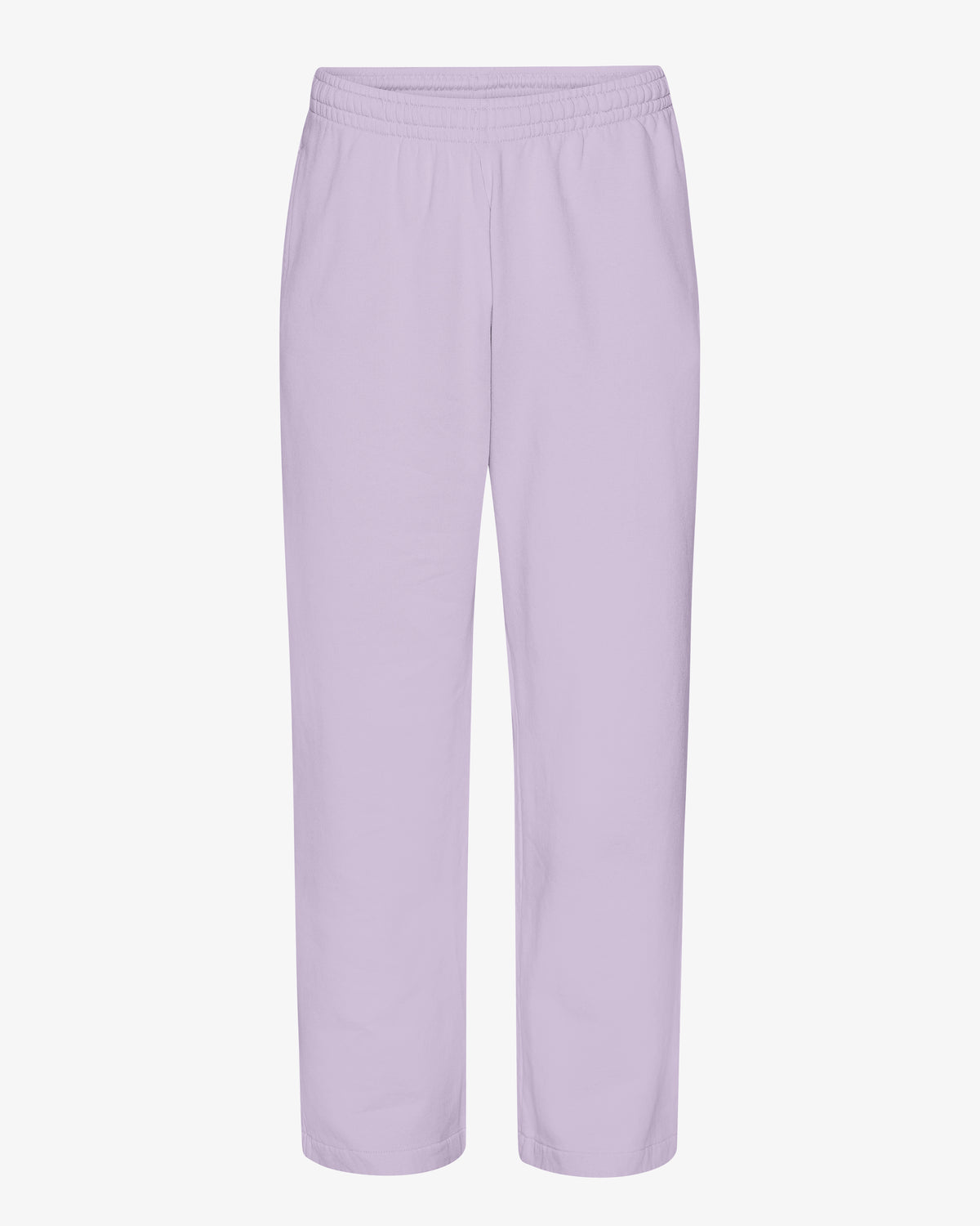 Organic Straight Leg Sweatpants - Soft Lavender