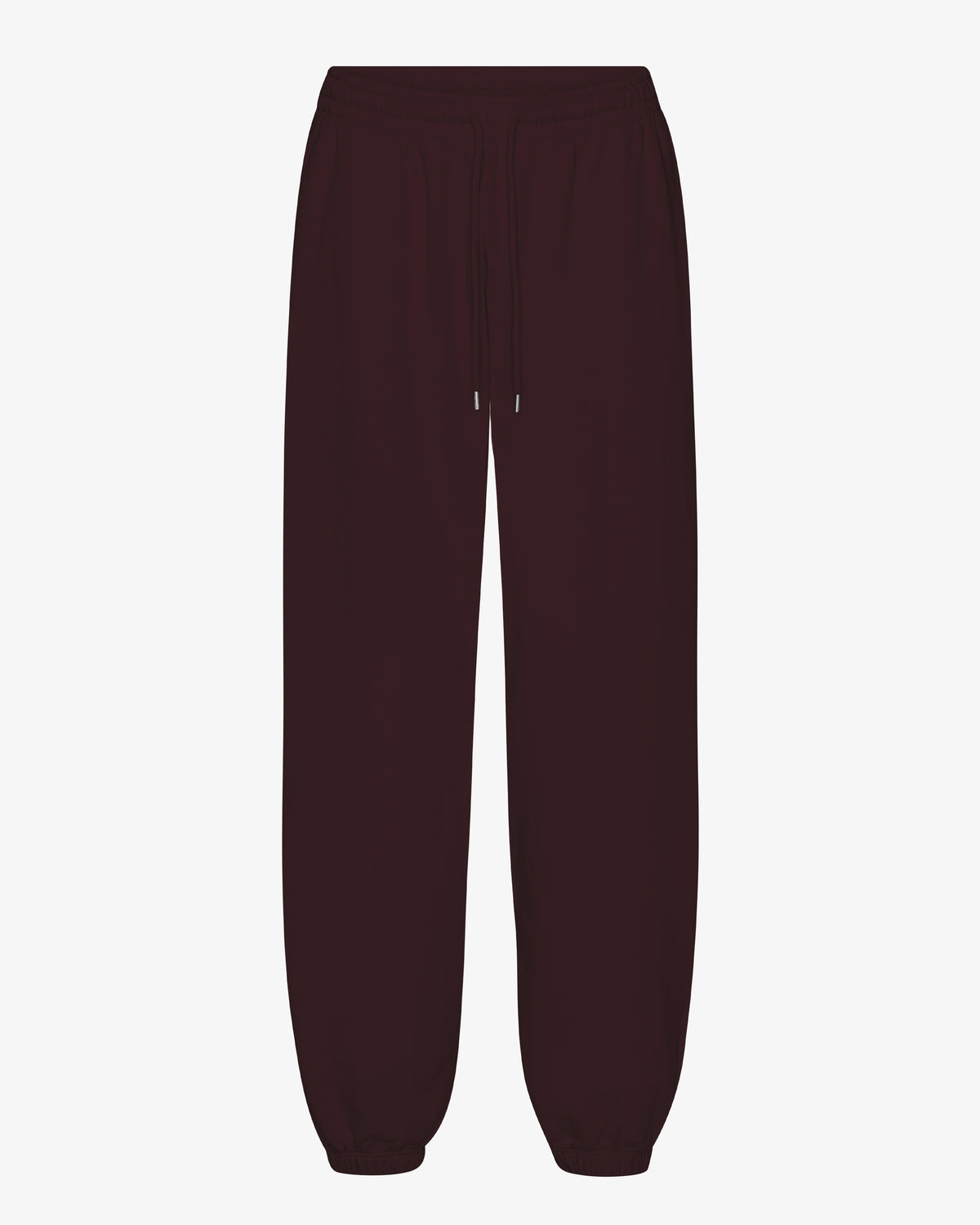 Organic Relaxed Sweatpants - Oxblood Red