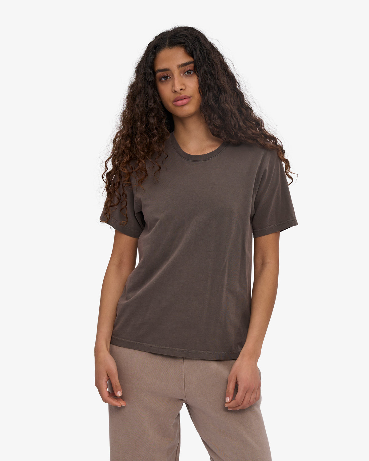 Women Light Organic Tee - Faded Mud