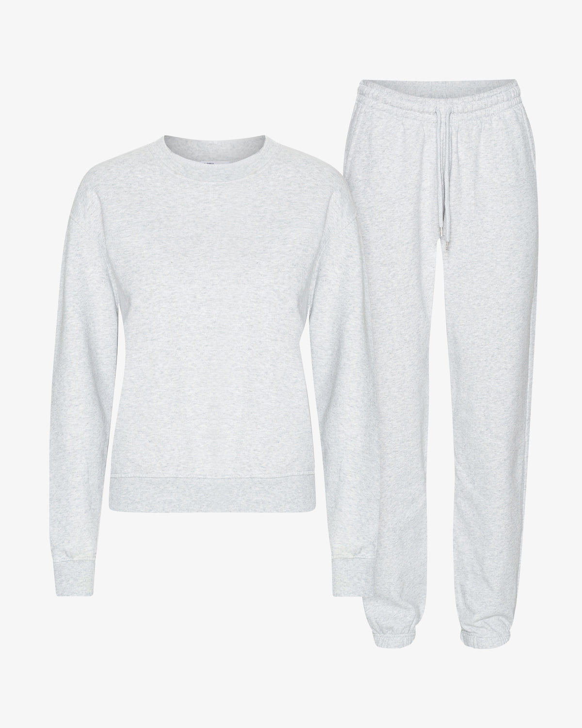 Organic Classic Sweatsuit - Snow Melange