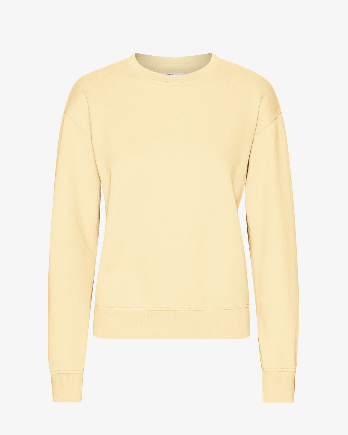 Women Classic Organic Crew - Soft Yellow