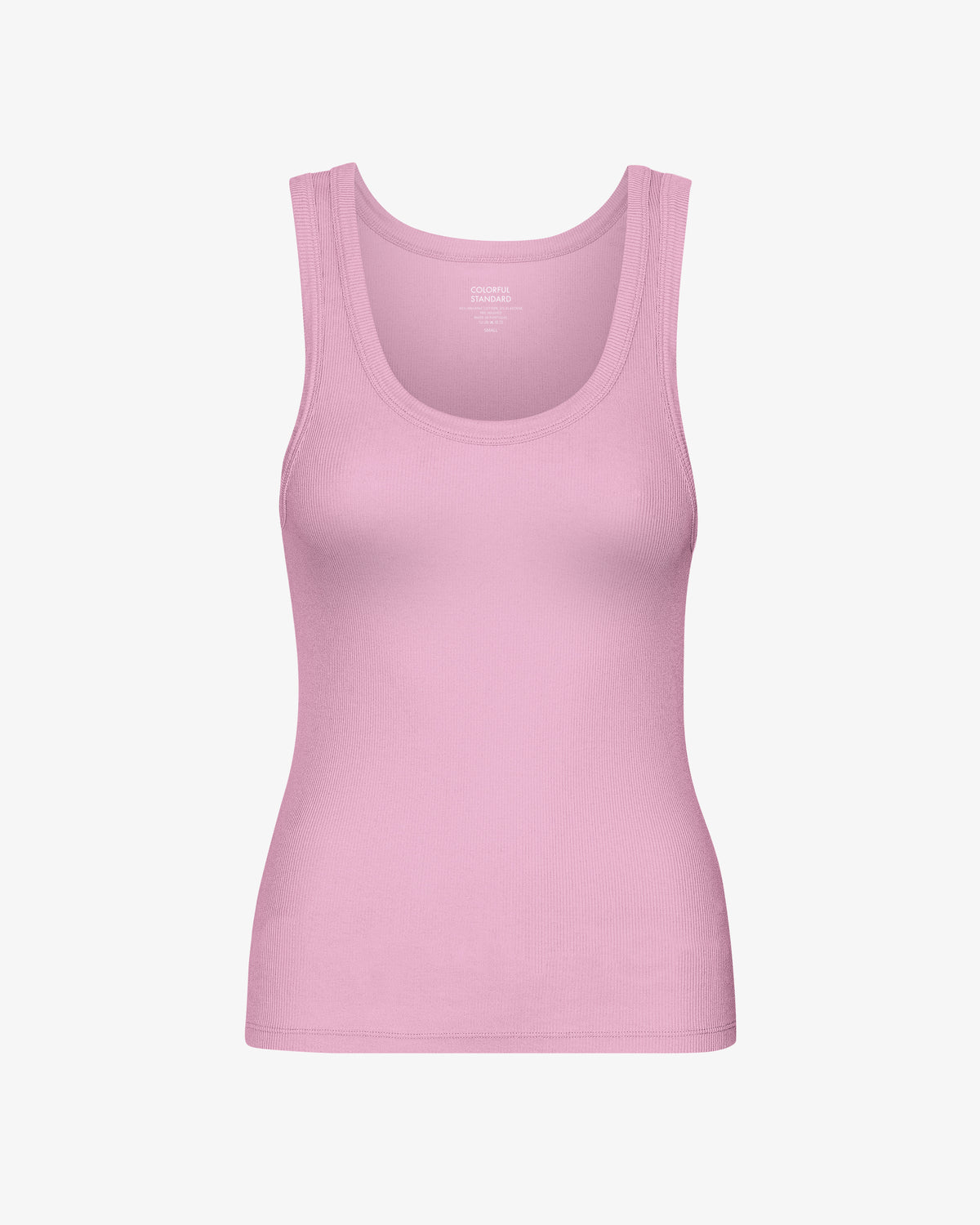 Women Organic Rib Tank Top - Cherry Blossom