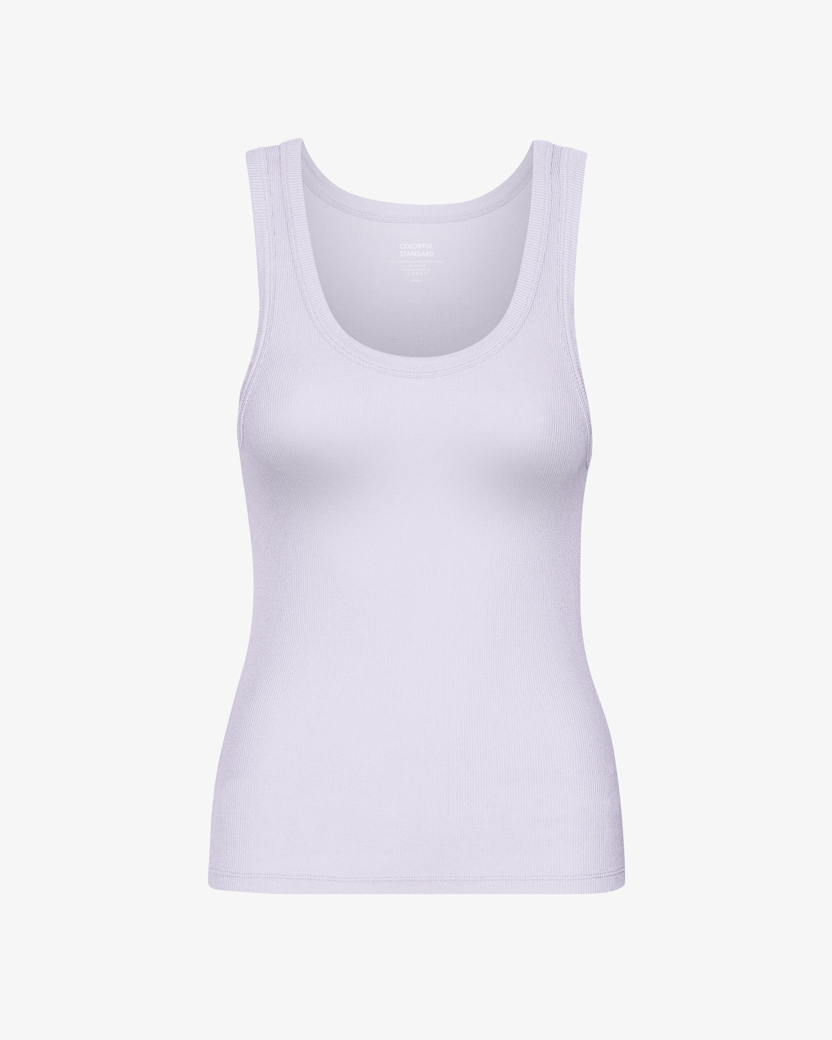 Women Organic Rib Tank Top - Soft Lavender