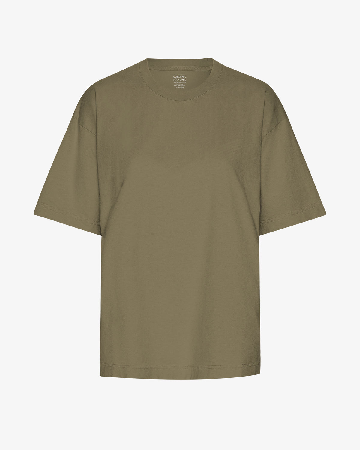 Oversized Organic T-Shirt - Dusty Olive