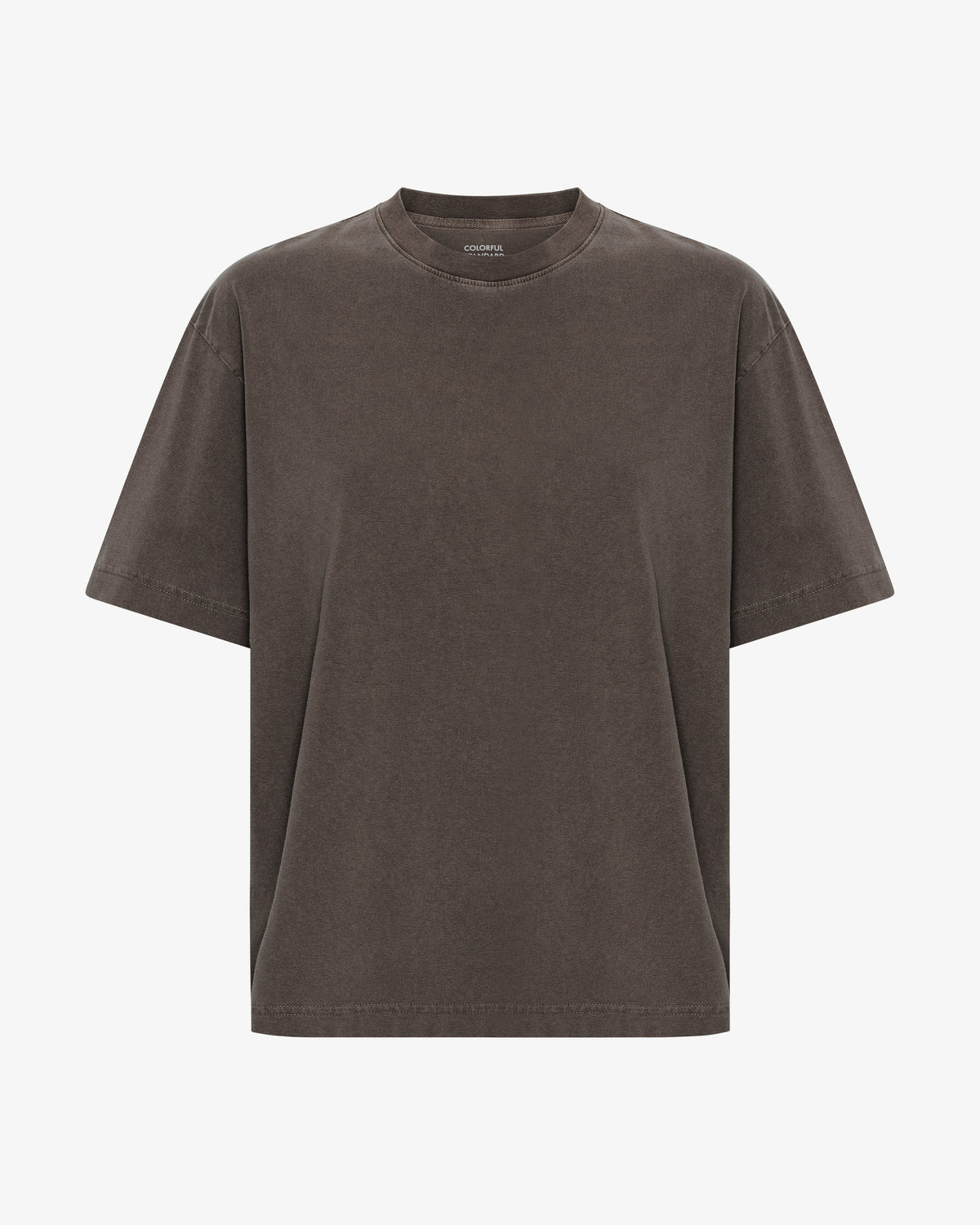 Oversized Organic T-Shirt - Faded Mud