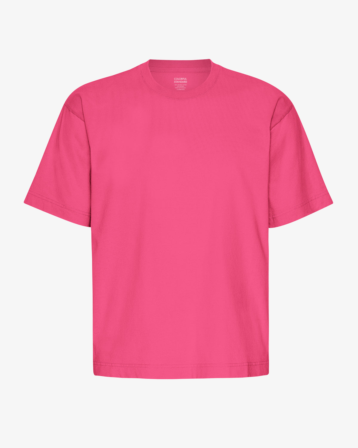 Oversized Organic T-Shirt - Bubblegum Pink