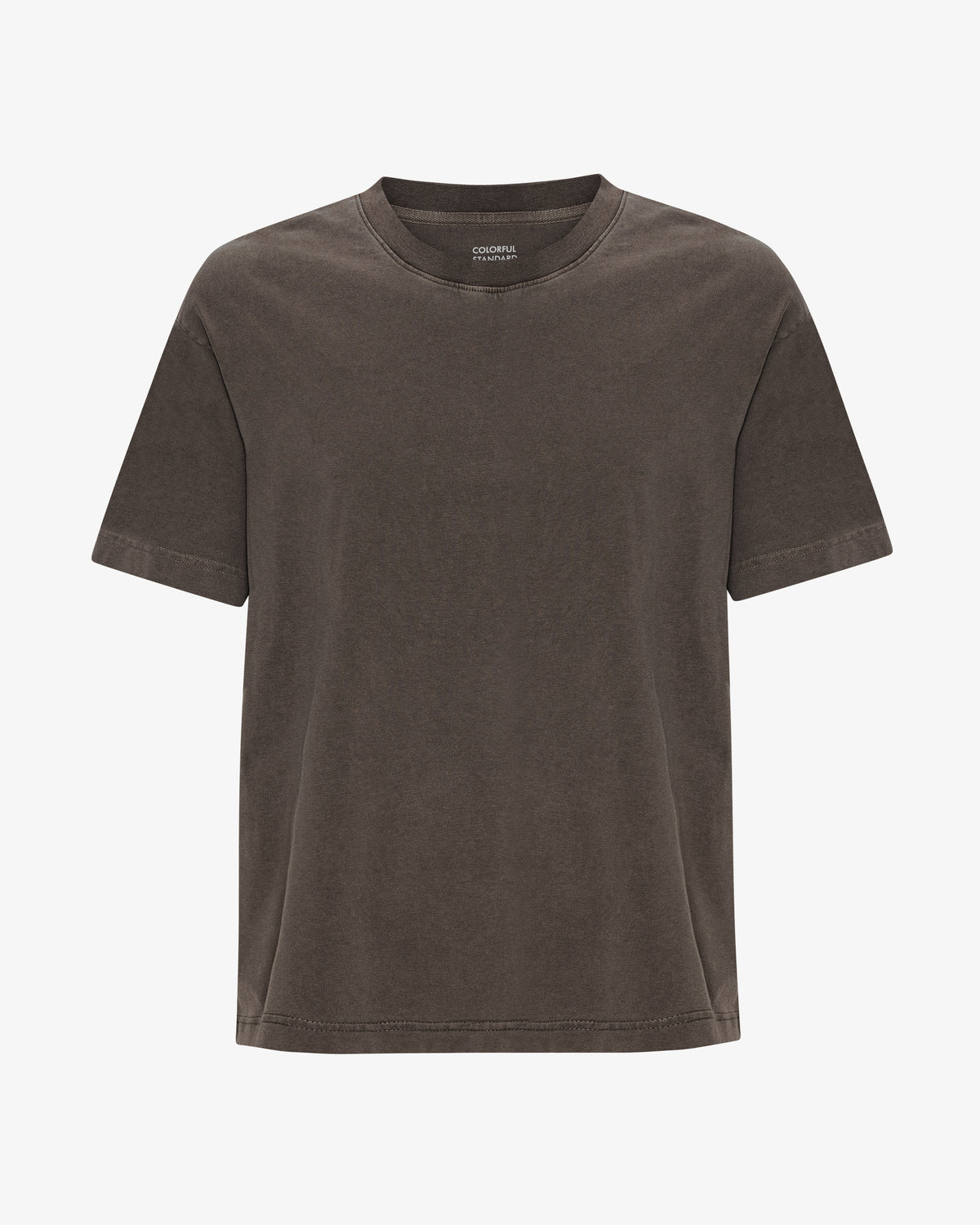 Oversized Organic T-Shirt - Faded Mud