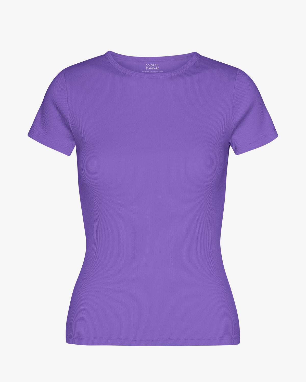 Organic Rib T-Shirt - Ultra Violet
