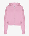 Organic Crop Zip Hood - Cherry Blossom