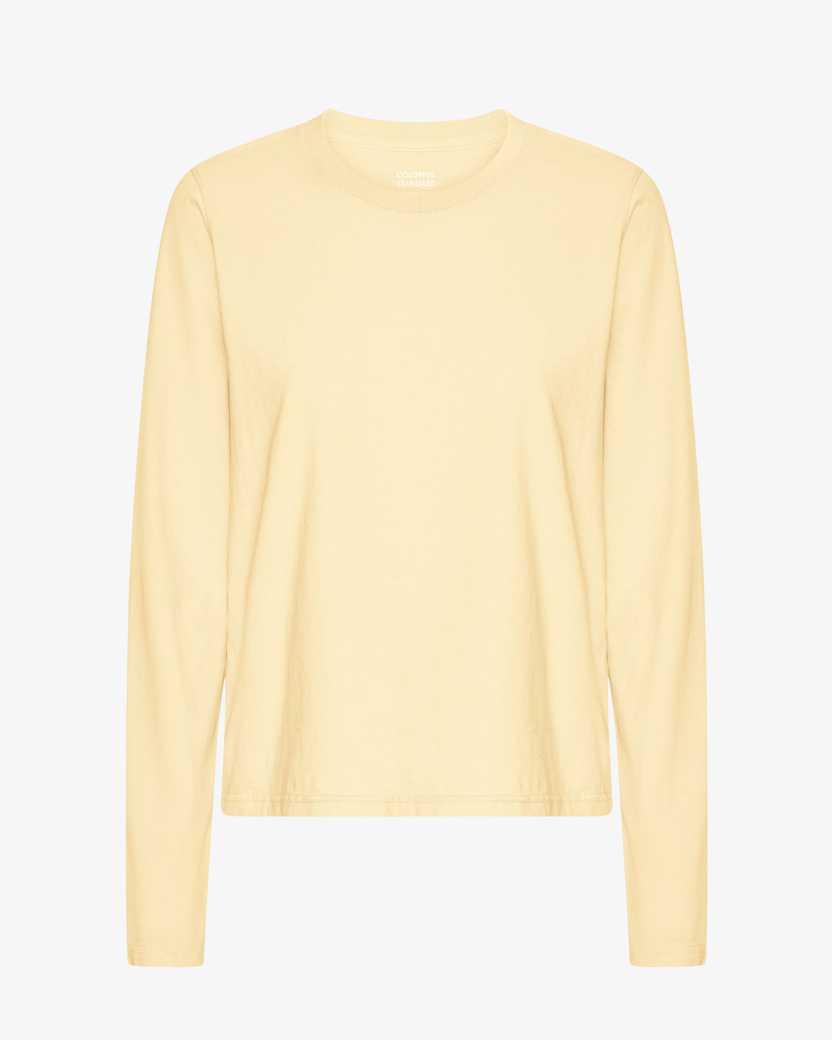 Women Organic LS T-Shirt - Soft Yellow