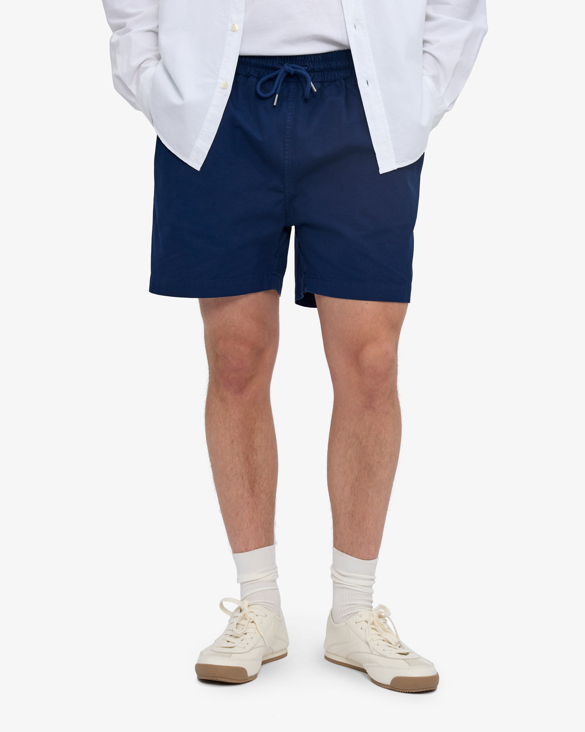 Organic Twill Shorts - Marine Blue