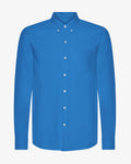 Organic Button Down Shirt - Pacific Blue