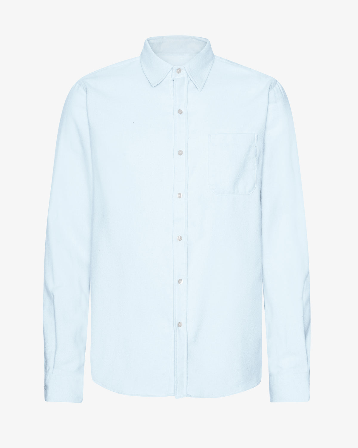 Organic Flannel Shirt - Polar Blue