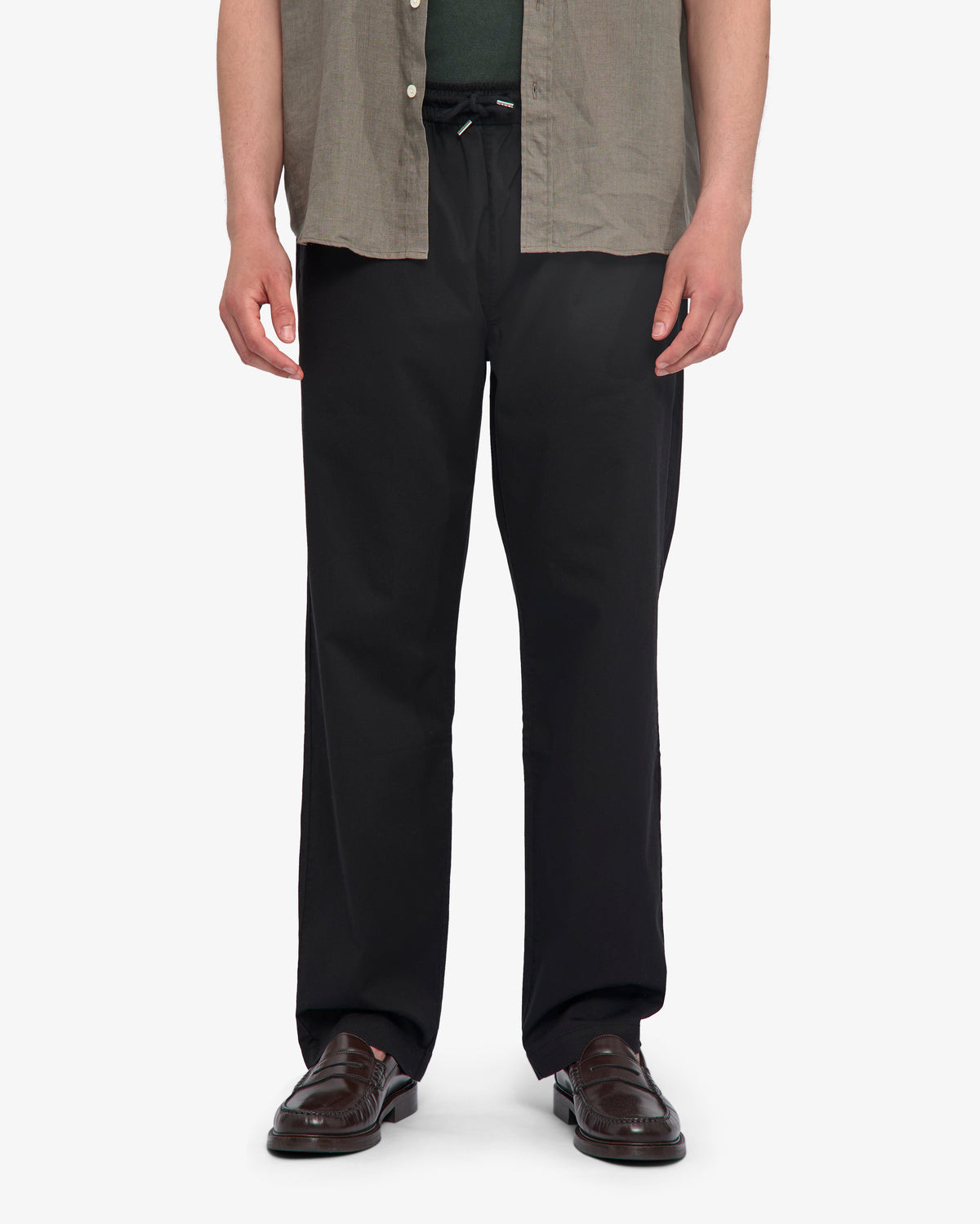 Organic Twill Pants - Deep Black